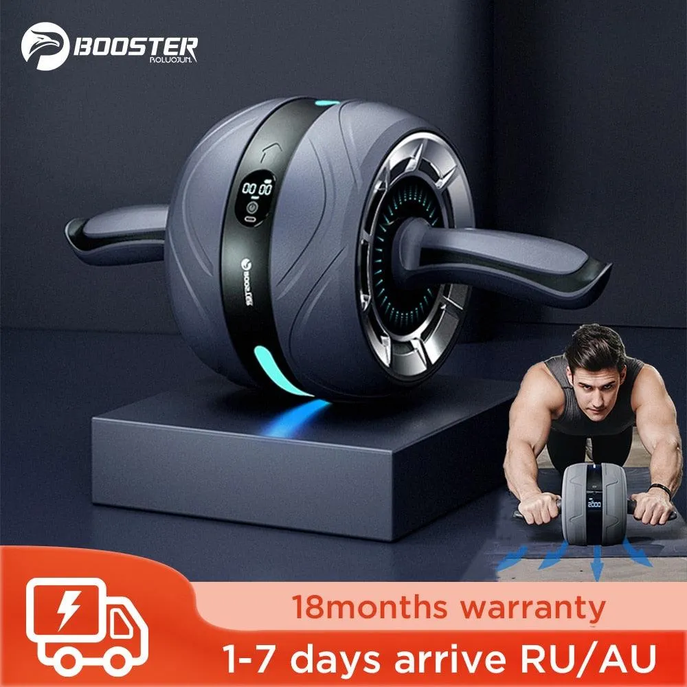 Fitness Equipment Press Roller Abdominal Exercise Muscle Stretch Counting Roller for Bodybuilding Gym Home Tool