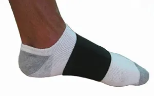 FlexaMed Adjustable Arch Bandages with PORON Cushion Pair | Plantar Fasciitis | Made in USA