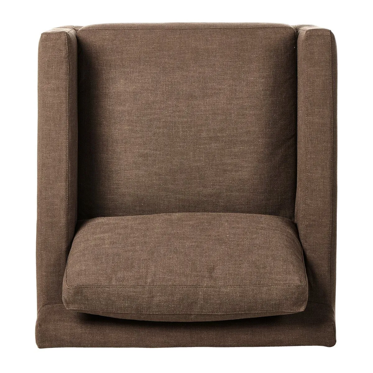 Four Hands Hampton Slipcover Swivel Chair in Antwerp Cafe