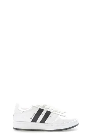 FST Women's Walking Shoes 869ZA607 White Black - Kearns