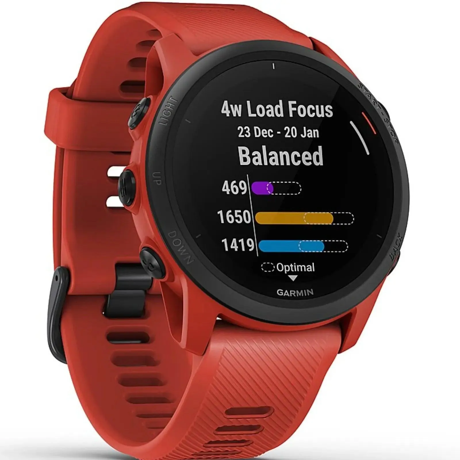 Garmin Forerunner 745 GPS Running Watch Magma Red