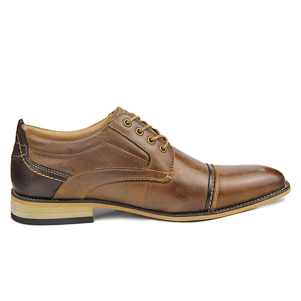 Hanrae Men's Classic Genuine Leather Dress Shoes