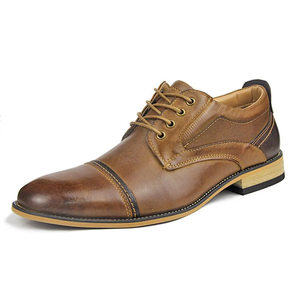Hanrae Men's Classic Genuine Leather Dress Shoes