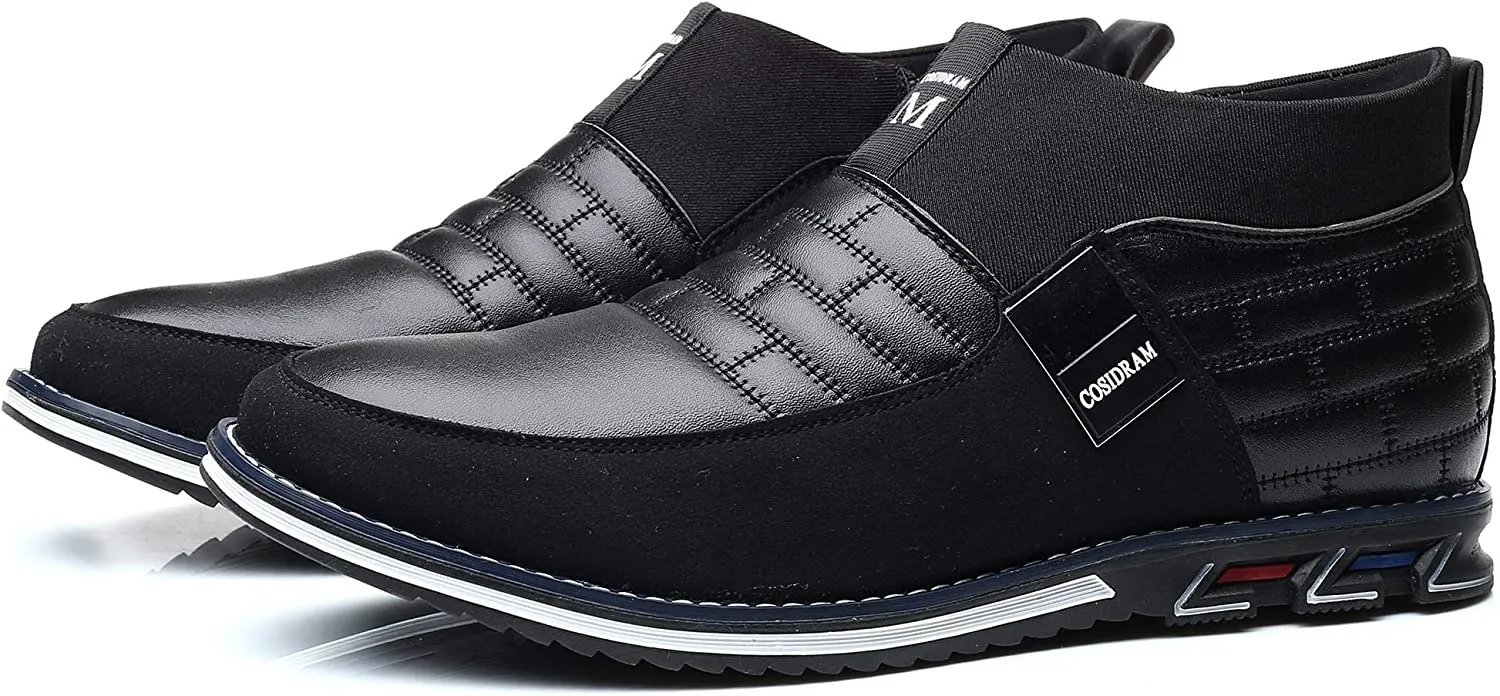 High-Top Black Lightweight Men's Casual Shoes