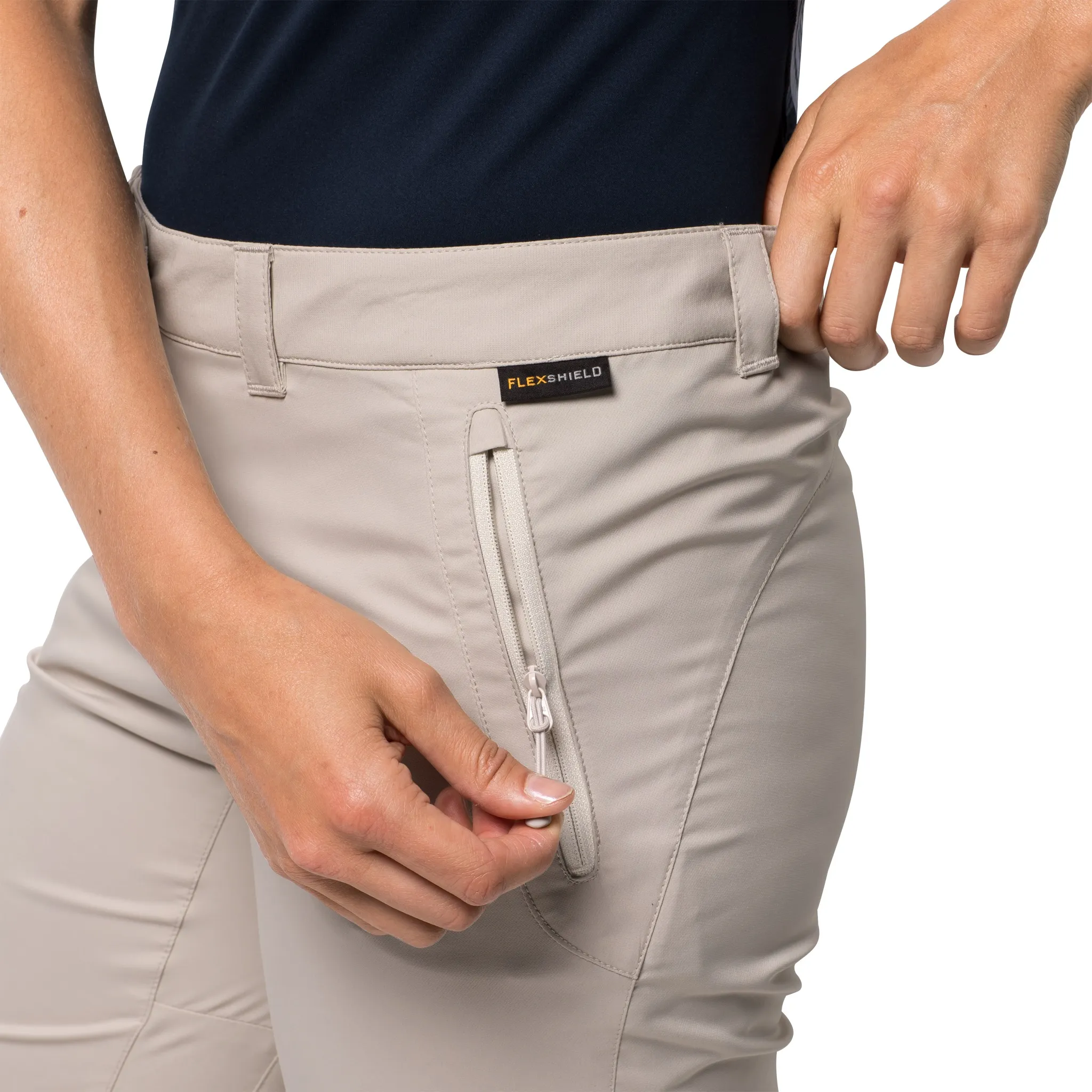 Jack Wolfskin Women&#x27;s Activate Track Shorts  Light Beige | Buy Jack Wolfskin Women&#x27;s Activate Track Shorts  Light Beige here | Outnorth