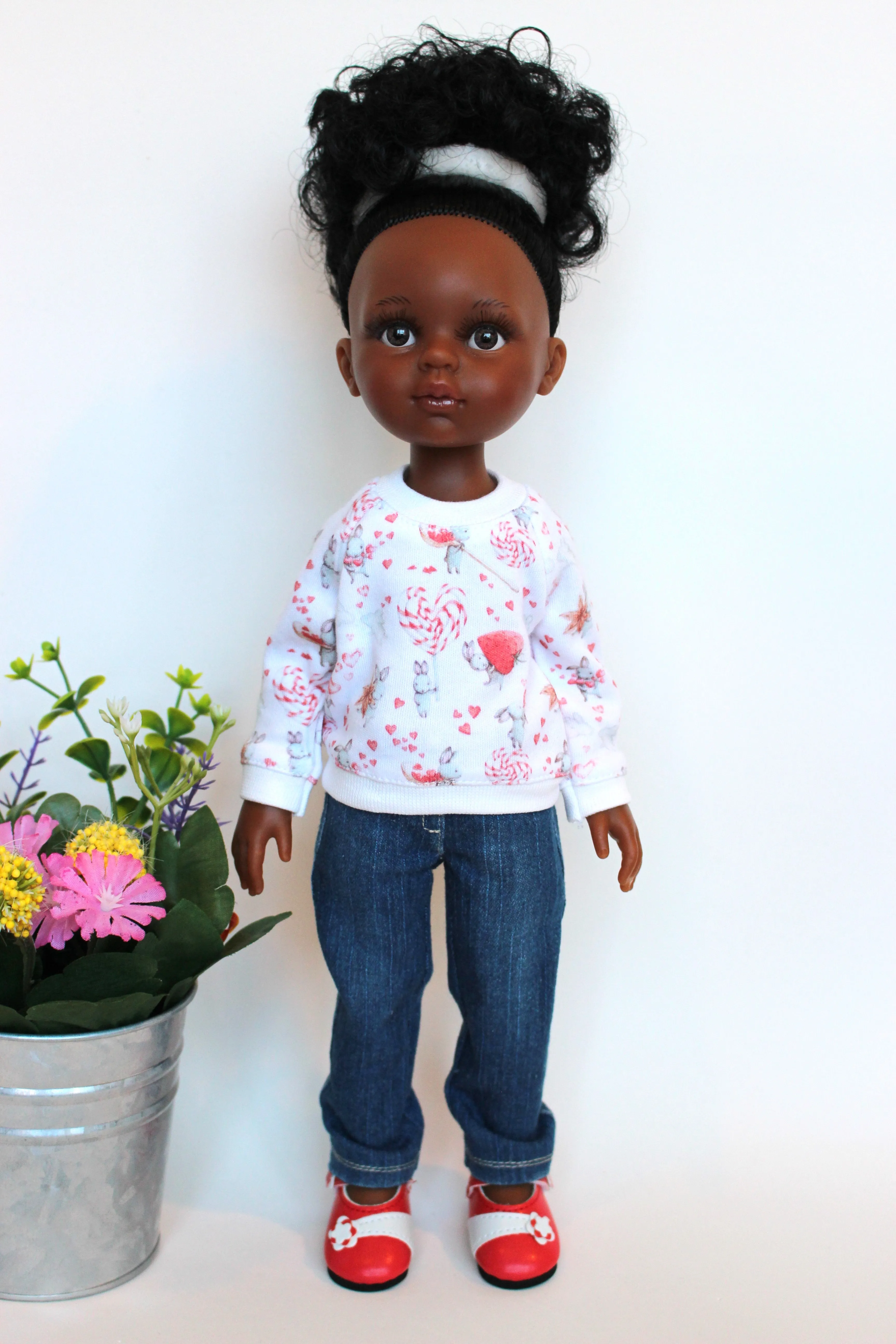 Jeans & Long Sleeve Top