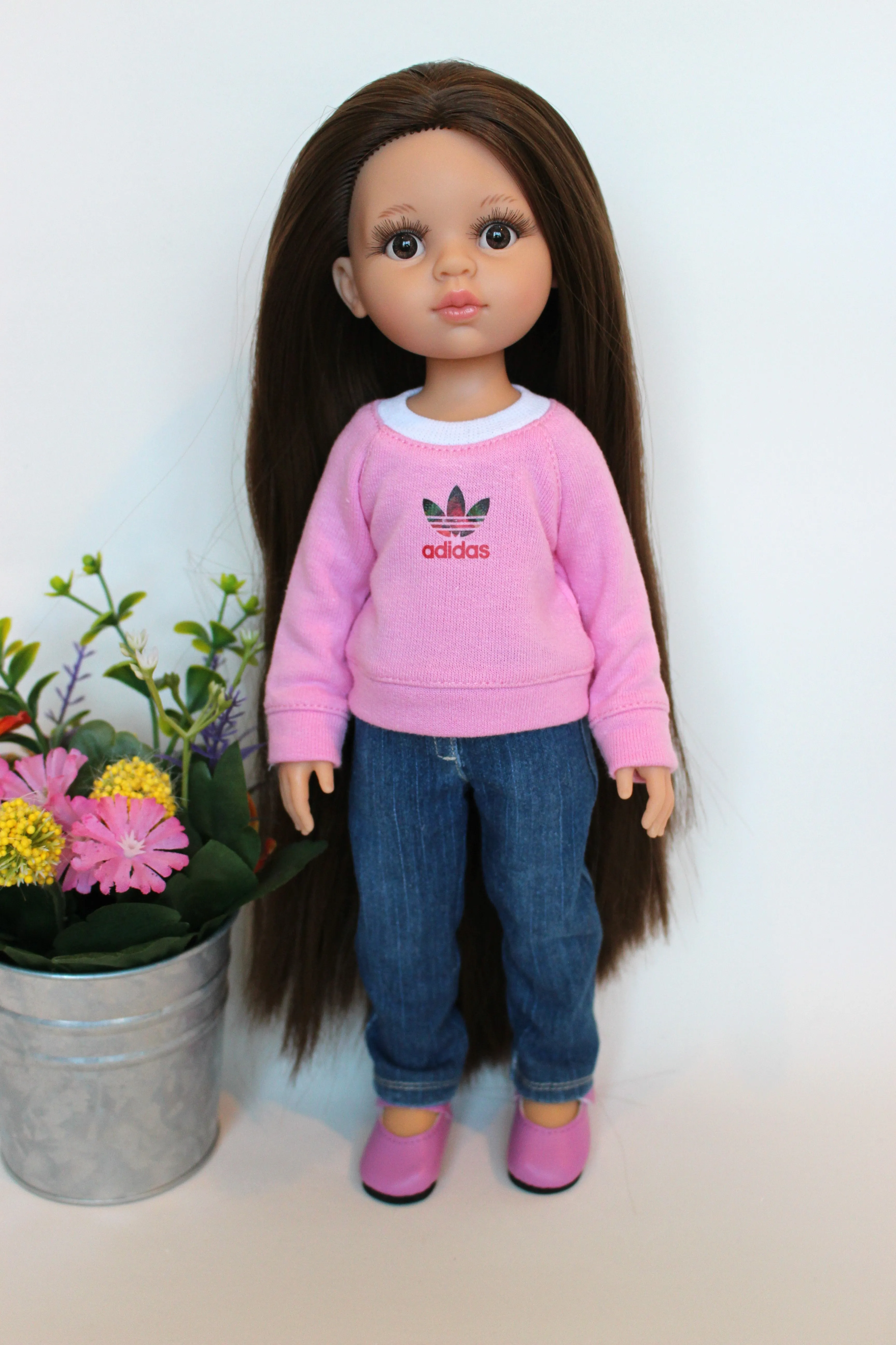 Jeans & Long Sleeve Top