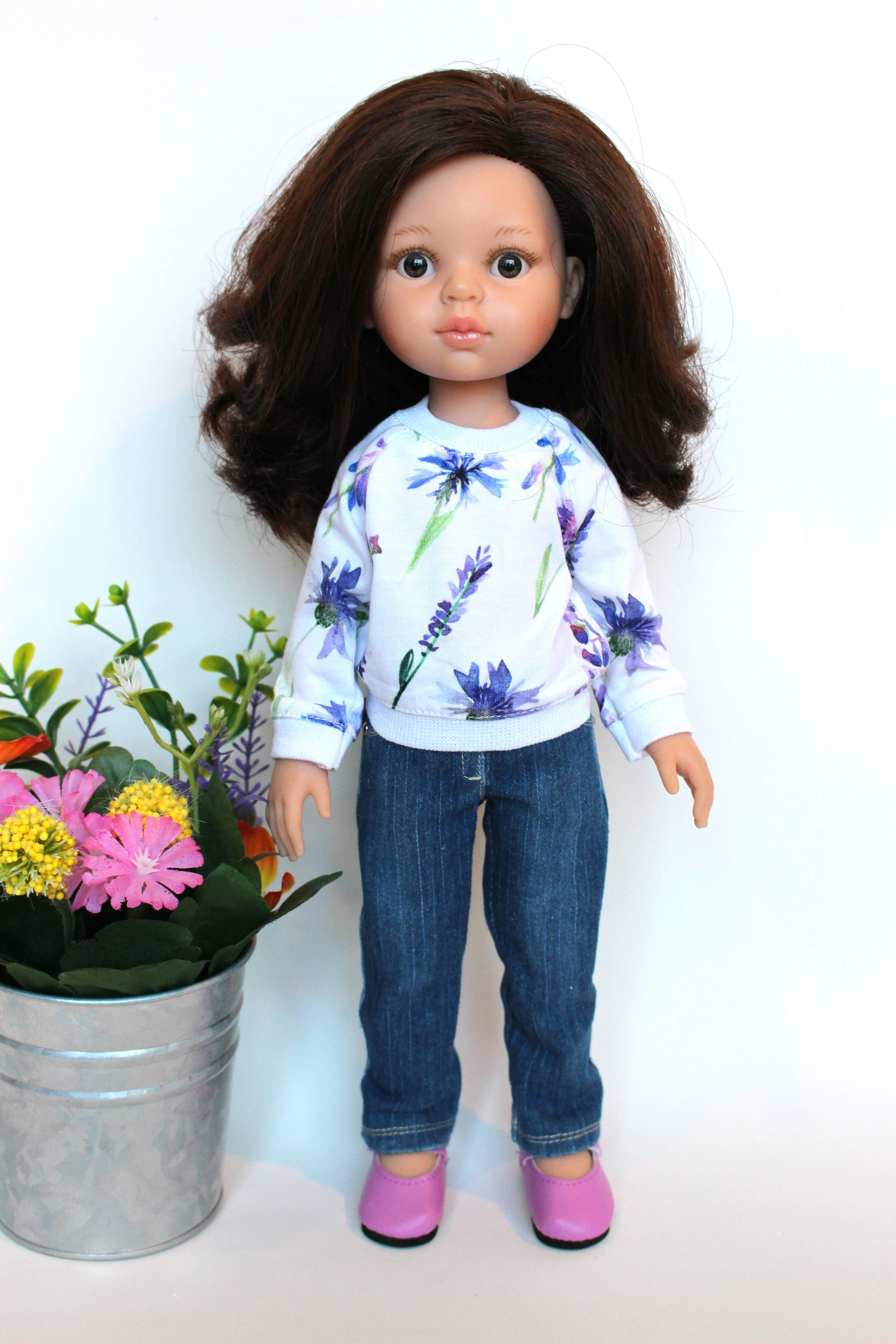 Jeans & Long Sleeve Top