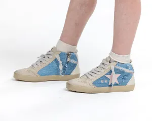 Kids Kick It Denim Star Sneakers