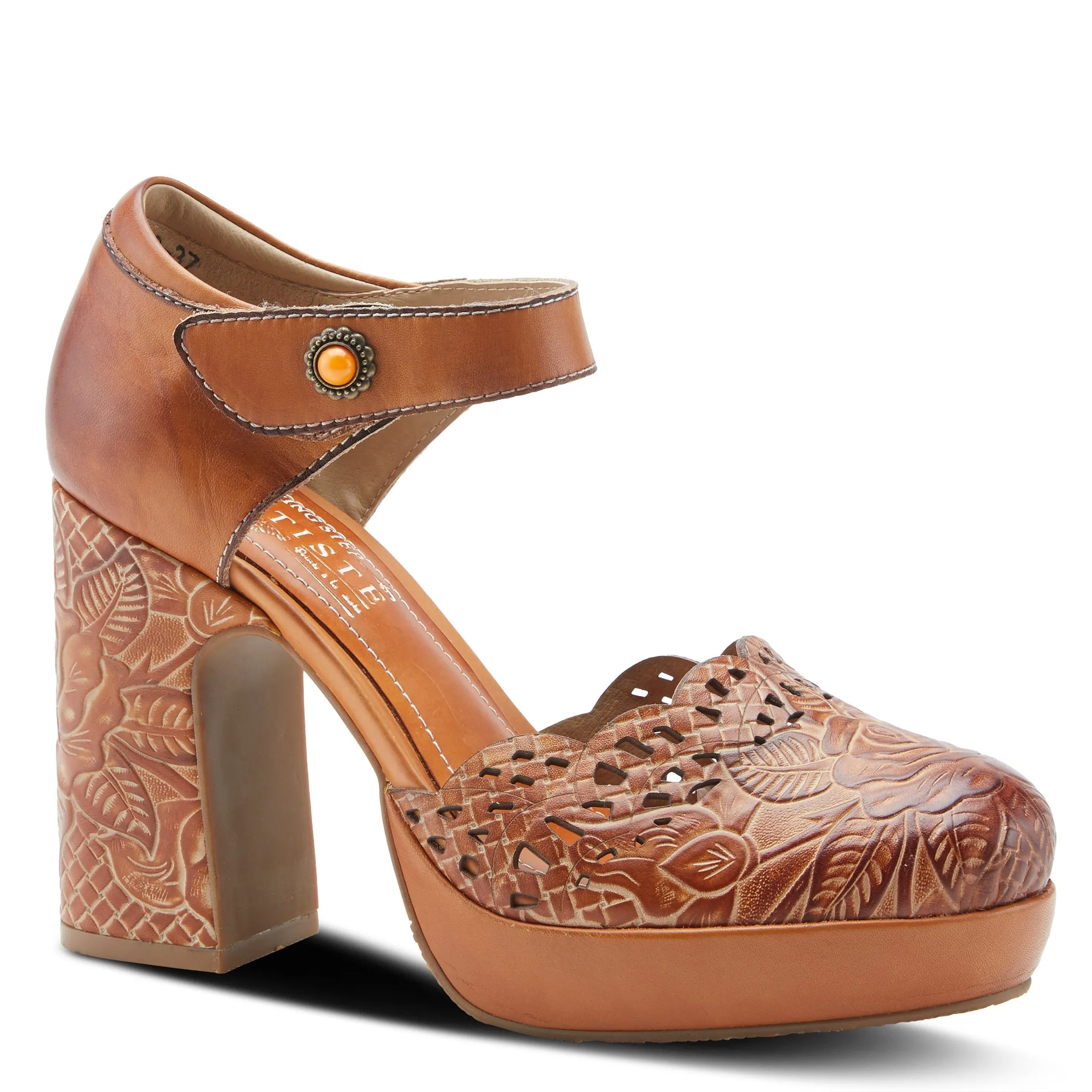 L'Artiste Debbihary Women's Leather Mary Jane Shoes