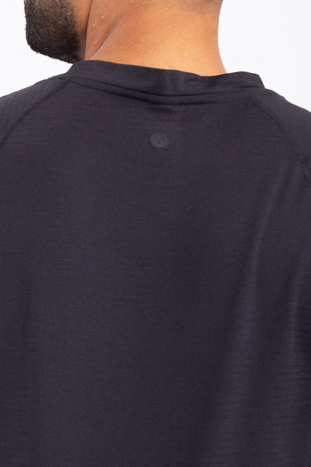 Last One Standing Micro Perforated Stripe Top