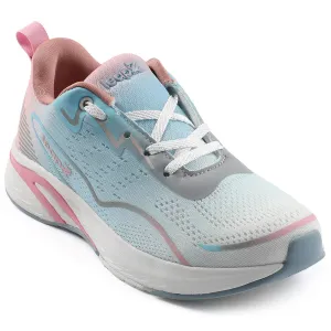 Leap7x Sky Blue Sports Lacing Walking Shoes For Women GHD-W10E By Liberty