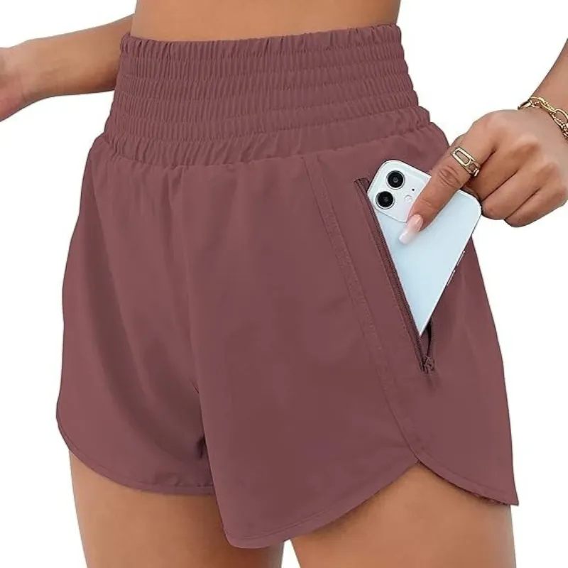 Lightweight Athletic Shorts – Quick-Dry With Zipper Pocket