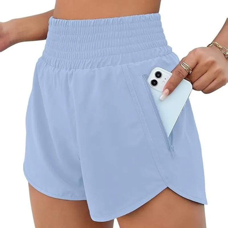 Lightweight Athletic Shorts – Quick-Dry With Zipper Pocket