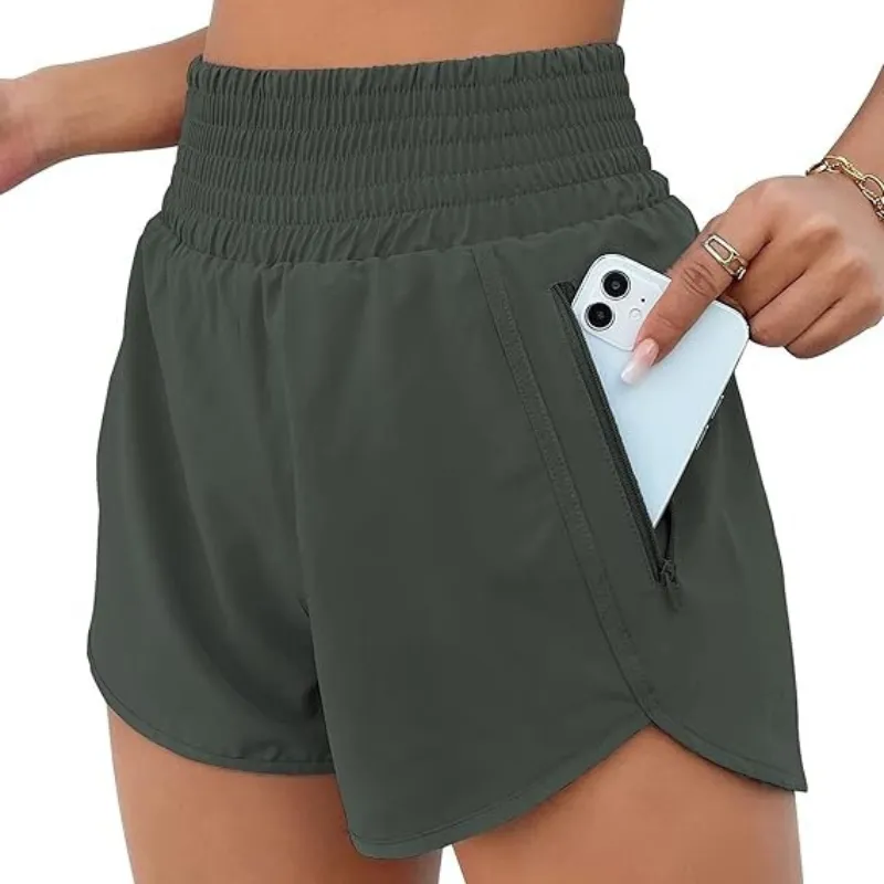 Lightweight Athletic Shorts – Quick-Dry With Zipper Pocket