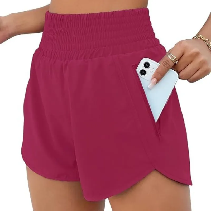 Lightweight Athletic Shorts – Quick-Dry With Zipper Pocket