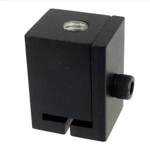 M140-THR-HNGR-.375B 3/8" Threaded Rod Track Hanger Black