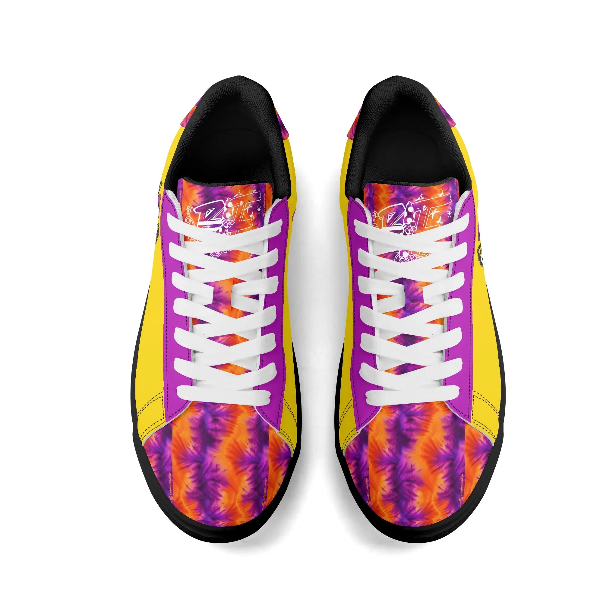 Manne The Spyder Adult Lightweight Brand Low Top Leather Skateboard Shoes WIth Personalized Logo /Name