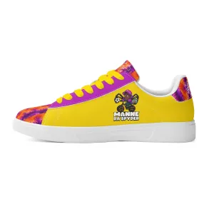 Manne The Spyder Adult Lightweight Brand Low Top Leather Skateboard Shoes WIth Personalized Logo /Name