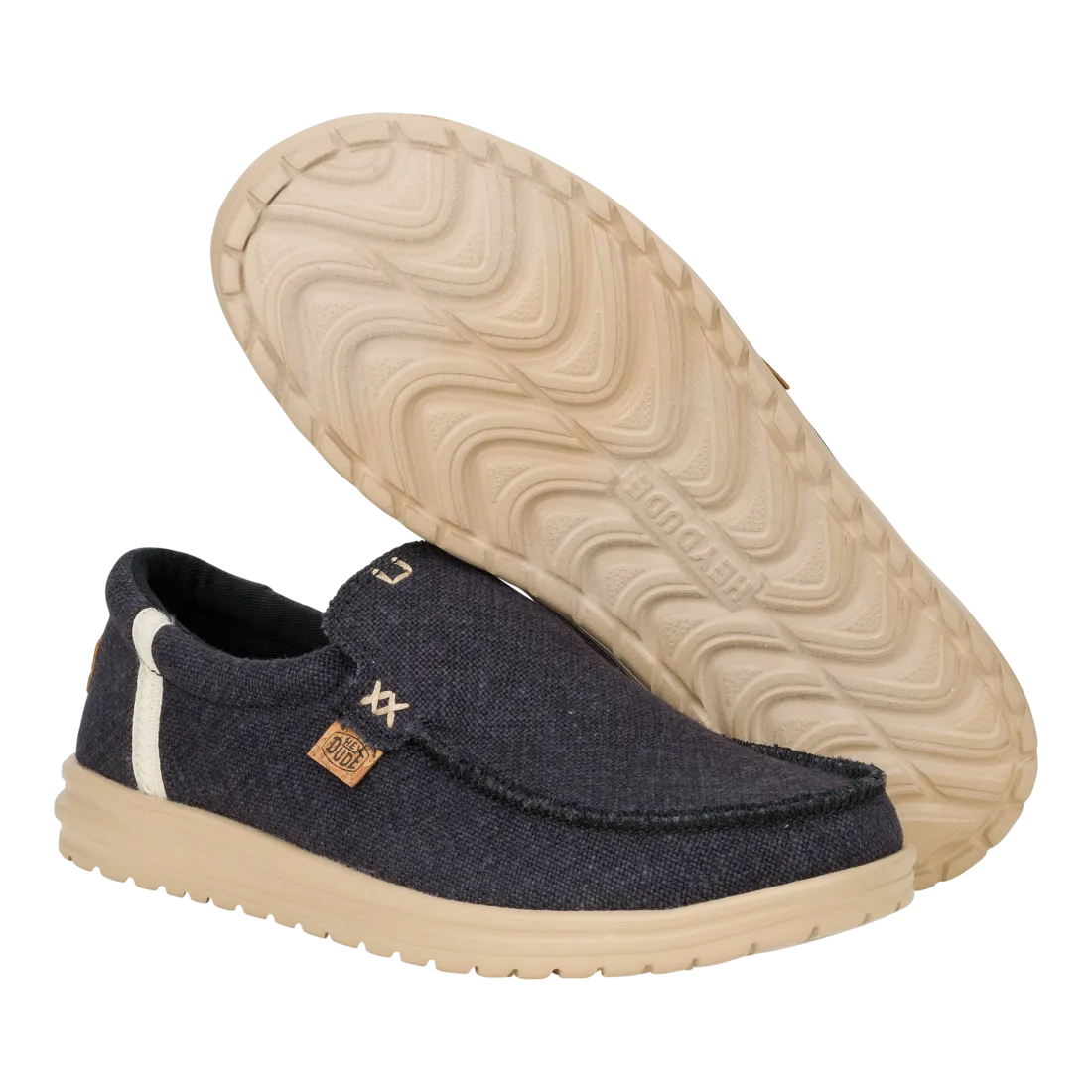 Mens Mikka Jute Black/Irish Cream
