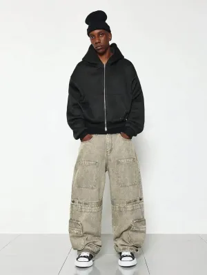Men's Side Pocket Cargo Jeans – Stylish & Functional
