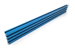 Multi Slot Milled Face Aluminum  Universal T Track 3" x 3/4" for Bandsaw, Router and Drill Press Fences