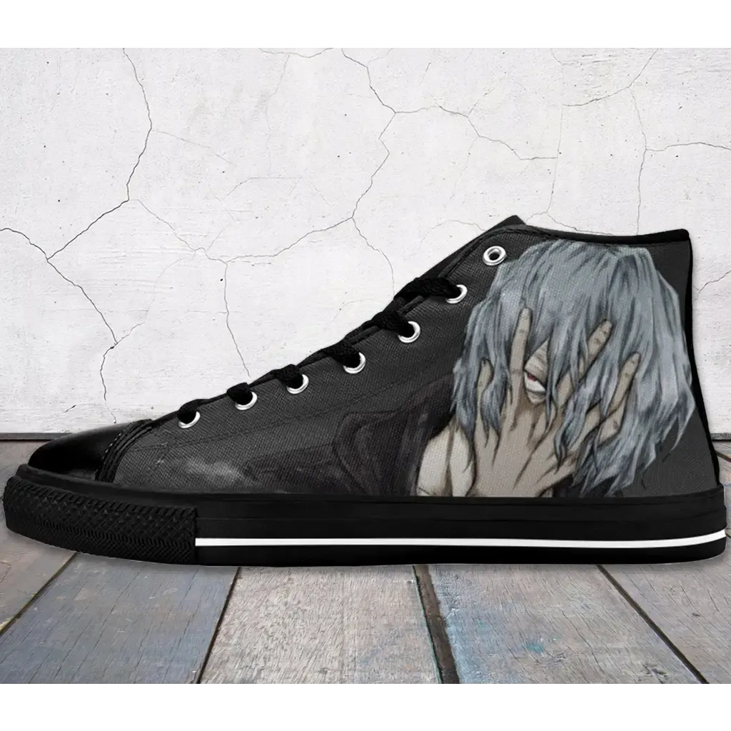 My hero academia Tomura Shigaraki Shoes High Top Sneakers for Kids and Adults