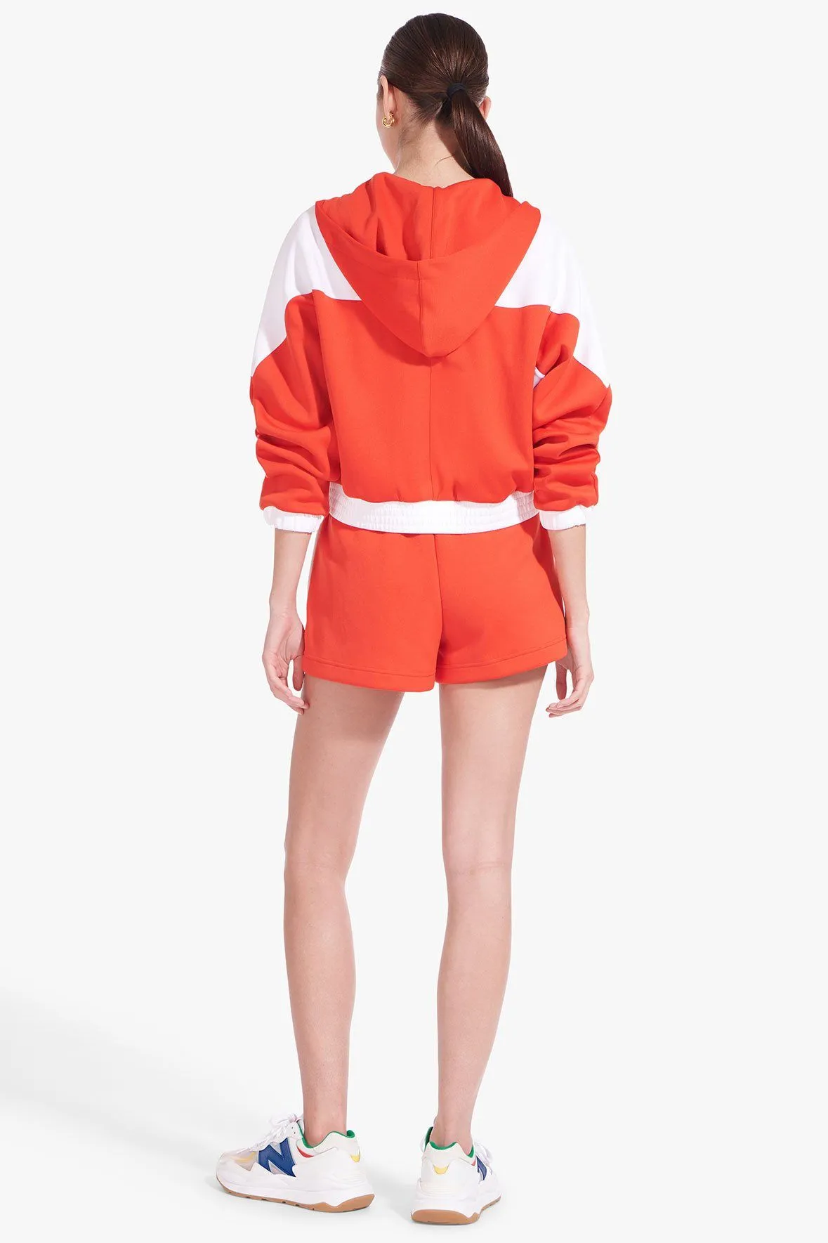 NB x STAUD TRACK SHORT | FIERY RED