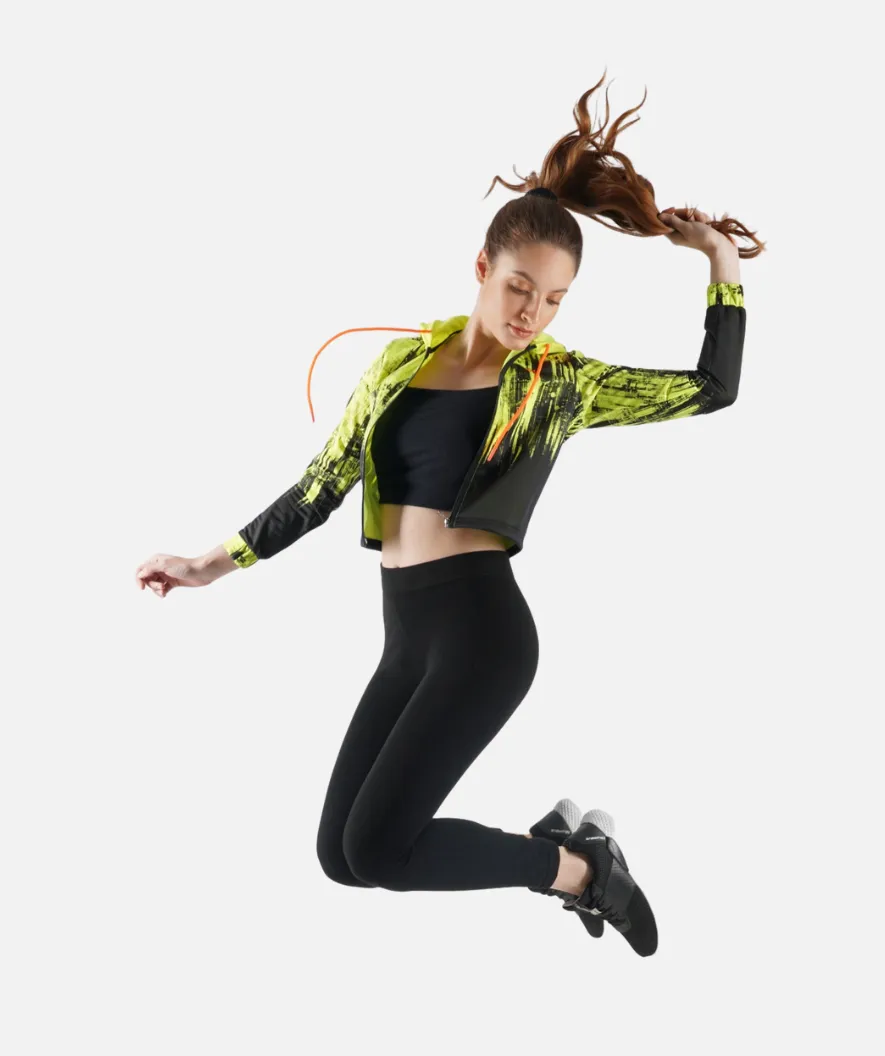 Neon Shade Short Length Hoodie Top | Women | LDUK510