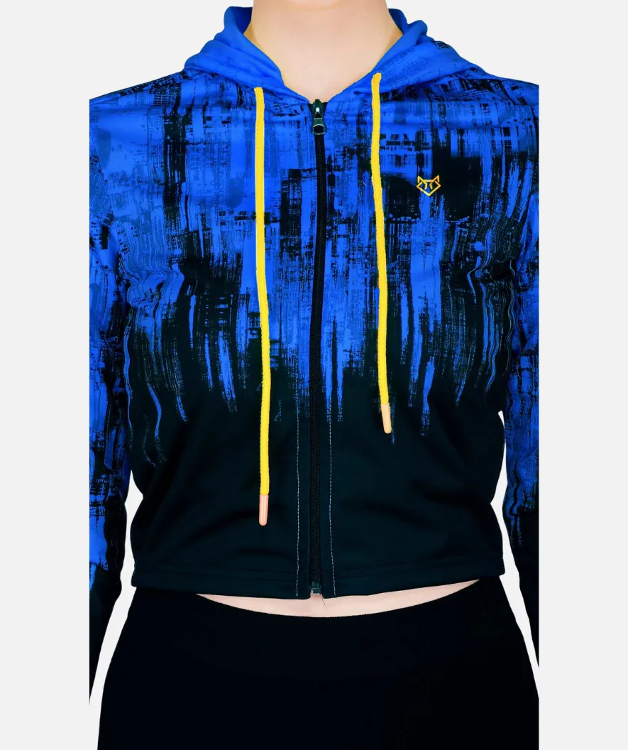 Neon Shade Short Length Hoodie Top | Women | LDUK510