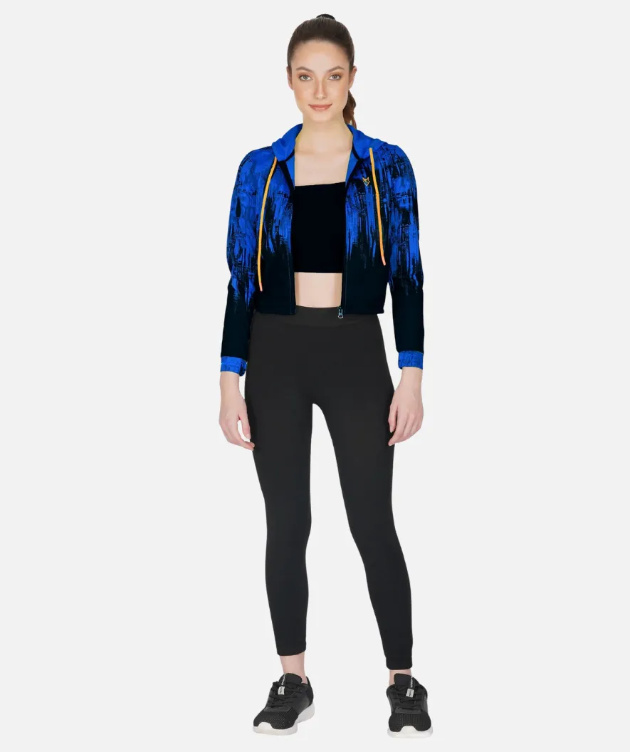 Neon Shade Short Length Hoodie Top | Women | LDUK510
