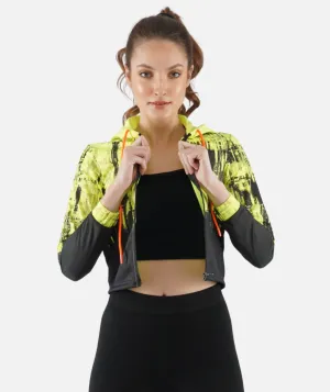 Neon Shade Short Length Hoodie Top | Women | LDUK510