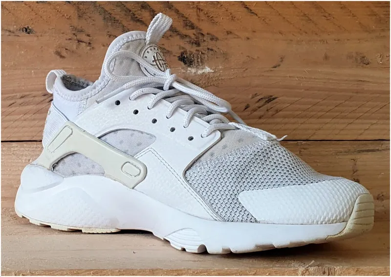 Nike Air Huarache Run Ultra Trainers Triple White 847569-100 UK5/US5.5Y/EU38