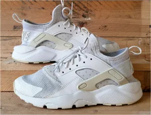 Nike Air Huarache Run Ultra Trainers Triple White 847569-100 UK5/US5.5Y/EU38