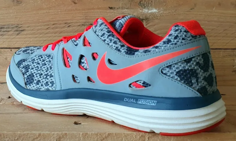 Nike Dual Fusion Lite Low Mesh Trainers 599560-402 Coral/Grey UK8/US10.5/EU42.5