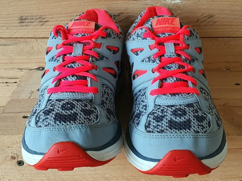 Nike Dual Fusion Lite Low Mesh Trainers 599560-402 Coral/Grey UK8/US10.5/EU42.5