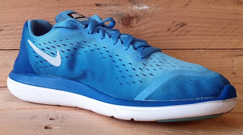 Nike Flex 2017 Low Textile Trainers UK5.5/US6Y/EU38.5 904252-400 Blue/White