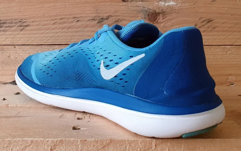 Nike Flex 2017 Low Textile Trainers UK5.5/US6Y/EU38.5 904252-400 Blue/White