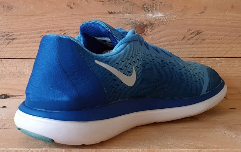 Nike Flex 2017 Low Textile Trainers UK5.5/US6Y/EU38.5 904252-400 Blue/White