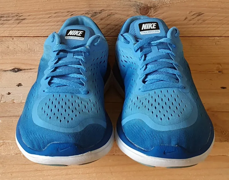 Nike Flex 2017 Low Textile Trainers UK5.5/US6Y/EU38.5 904252-400 Blue/White
