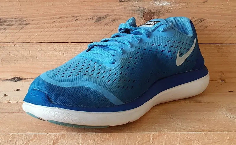 Nike Flex 2017 Low Textile Trainers UK5.5/US6Y/EU38.5 904252-400 Blue/White