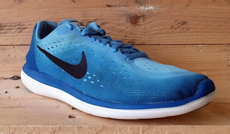 Nike Flex 2017 Low Textile Trainers UK5.5/US6Y/EU38.5 904252-400 Blue/White