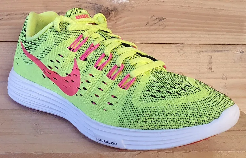 Nike LunarTempo Flyknit Trainers 705462-700 Volt/Neon/White UK5/US7.5/EU38.5