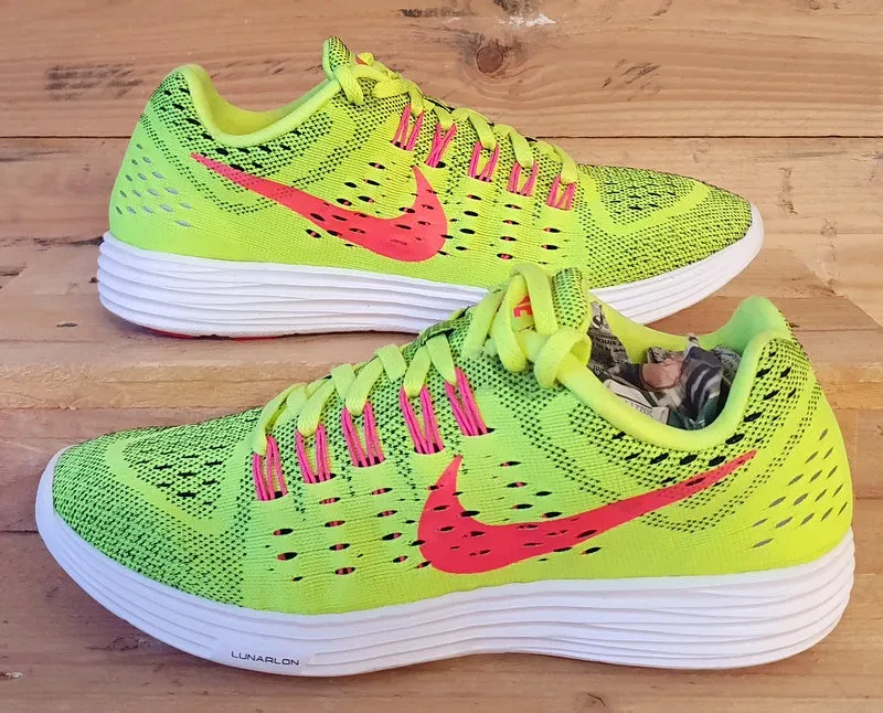 Nike LunarTempo Flyknit Trainers 705462-700 Volt/Neon/White UK5/US7.5/EU38.5