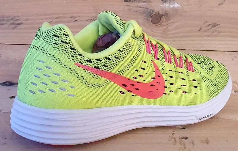 Nike LunarTempo Flyknit Trainers 705462-700 Volt/Neon/White UK5/US7.5/EU38.5