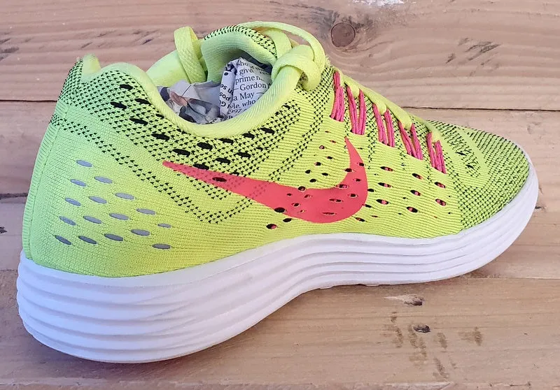 Nike LunarTempo Flyknit Trainers 705462-700 Volt/Neon/White UK5/US7.5/EU38.5