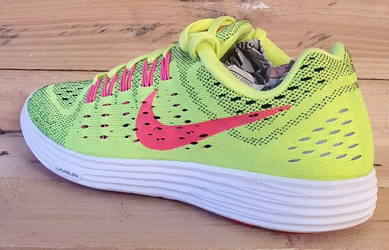 Nike LunarTempo Flyknit Trainers 705462-700 Volt/Neon/White UK5/US7.5/EU38.5