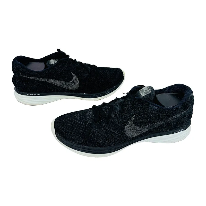 Nike Men’s Flyknit Luner 3 LB Black Shoes (Size 43) - 826837-003