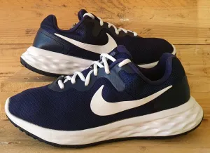 Nike Revolution 6 Textile Trainers UK7.5/US8.5/E42 DC3728-401 Obsidian/White