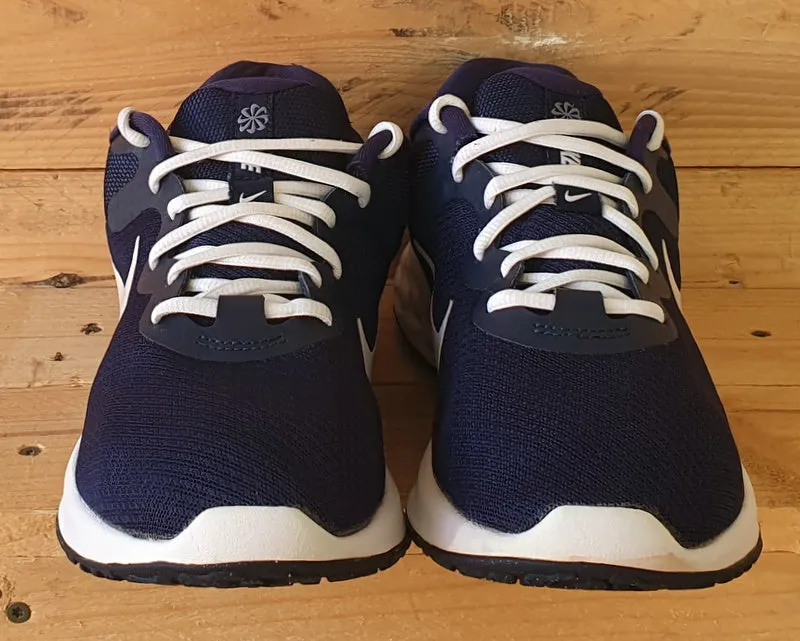 Nike Revolution 6 Textile Trainers UK7.5/US8.5/E42 DC3728-401 Obsidian/White